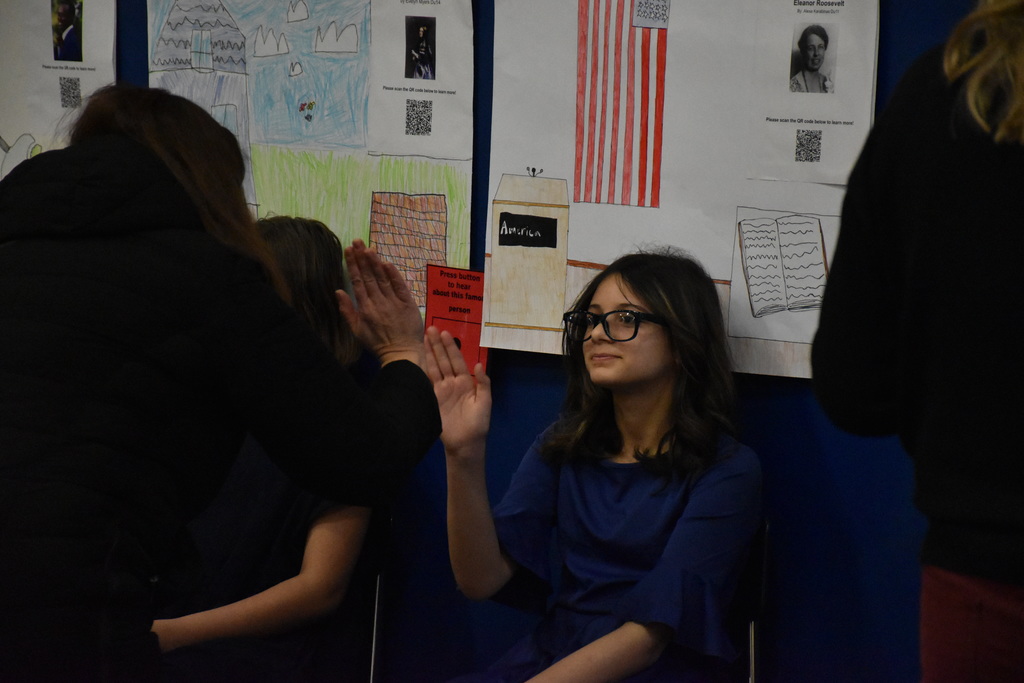 Scenes from our 6th grade wax museum Friday morning at Attica Middle School. 