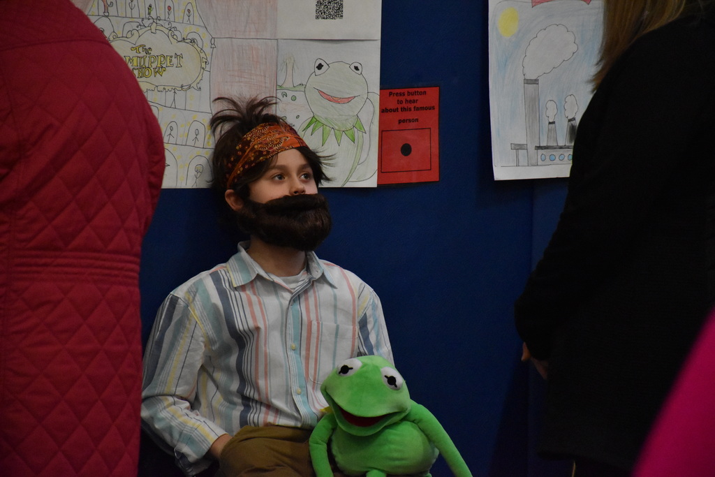 Scenes from our 6th grade wax museum Friday morning at Attica Middle School. 
