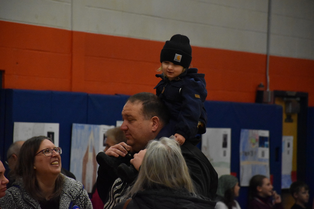 Scenes from our 6th grade wax museum Friday morning at Attica Middle School. 