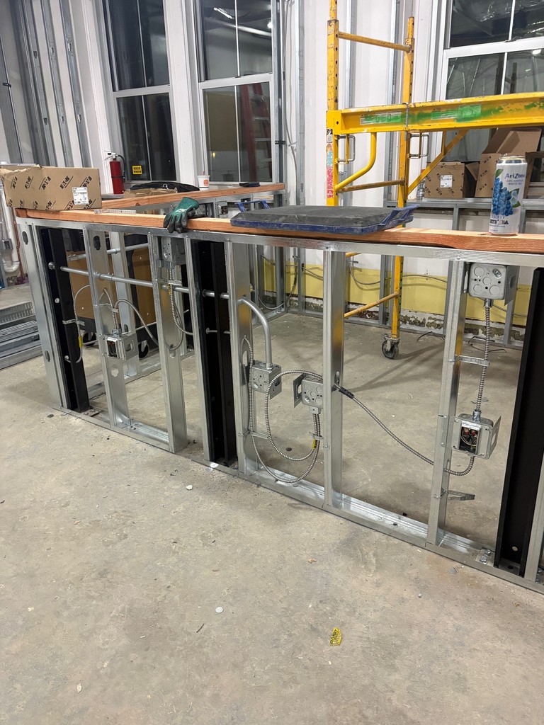 Capital project progress at Attica Elementary School as of Feb. 17, 2026. 