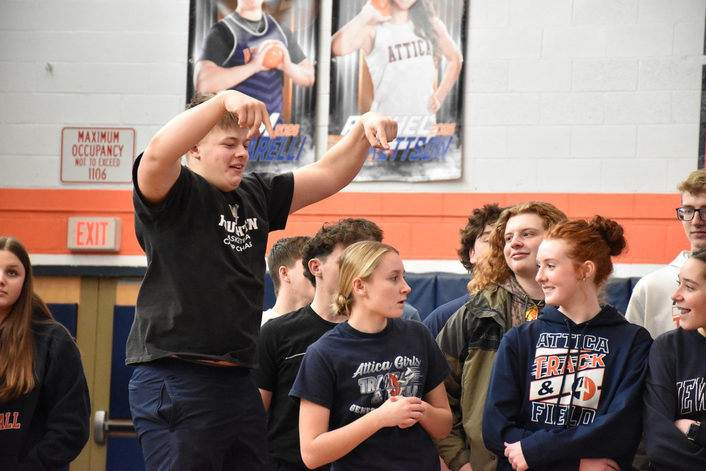 Scenes from our Feb. 13 winter pep rally.
