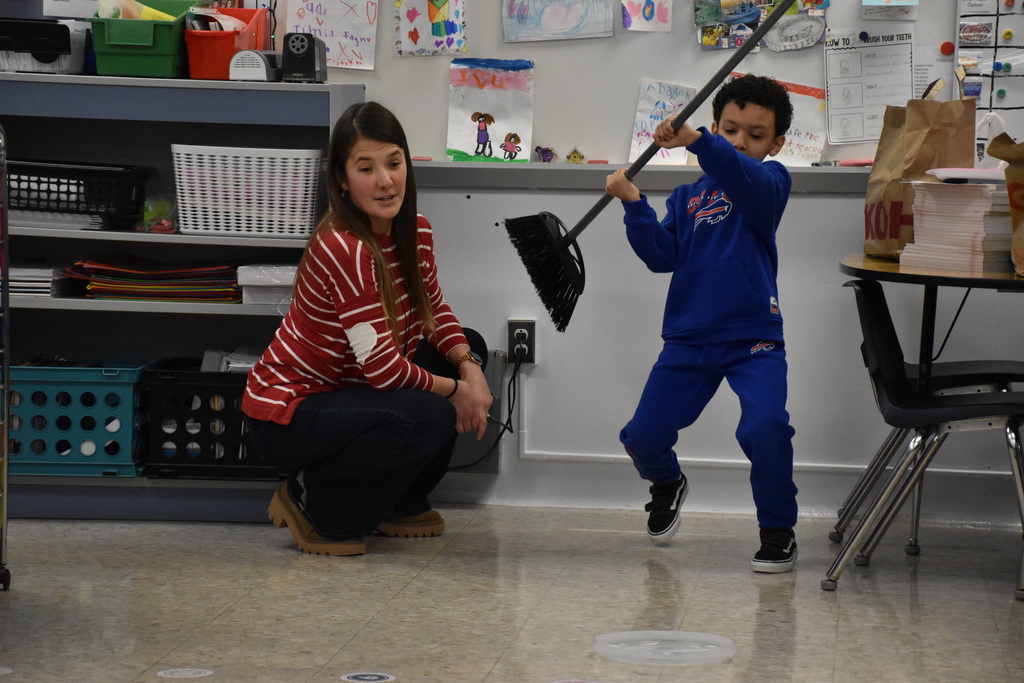 Scenes from the Measurement Olympics at Attica Elementary School Feb. 12. 