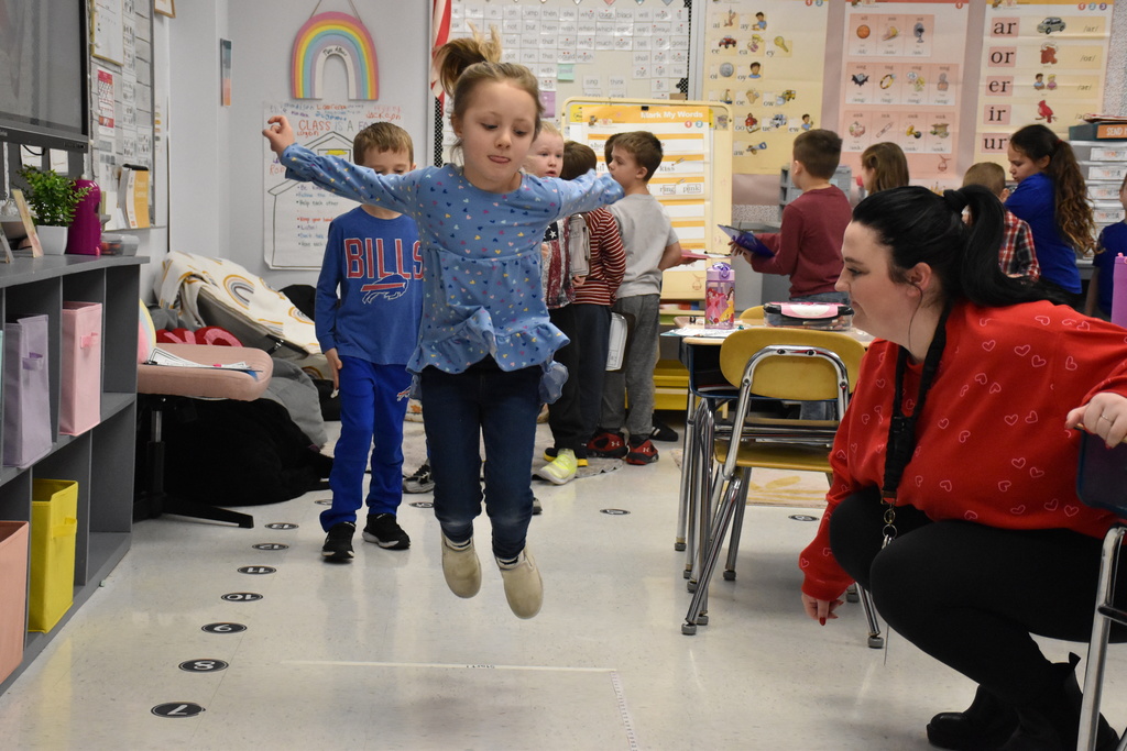 Scenes from the Measurement Olympics at Attica Elementary School Feb. 12. 