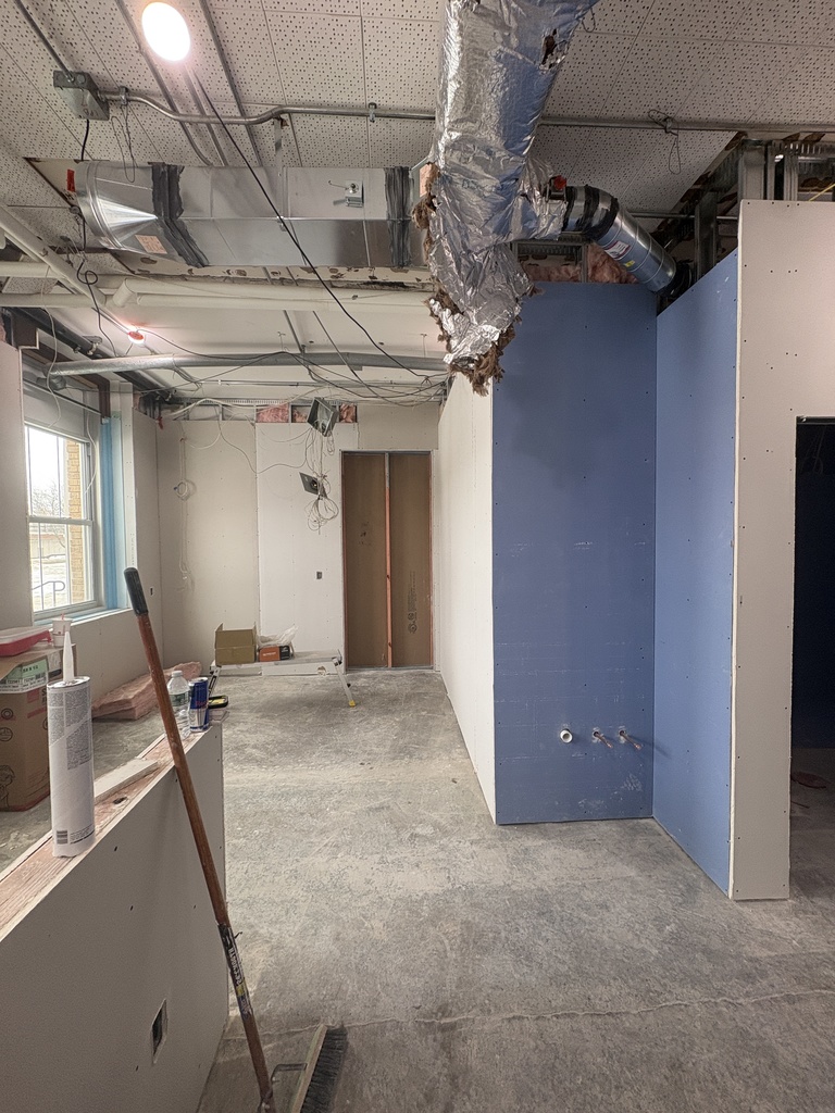 Capital project progress at Attica Elementary School as of Feb. 20, 2026. 