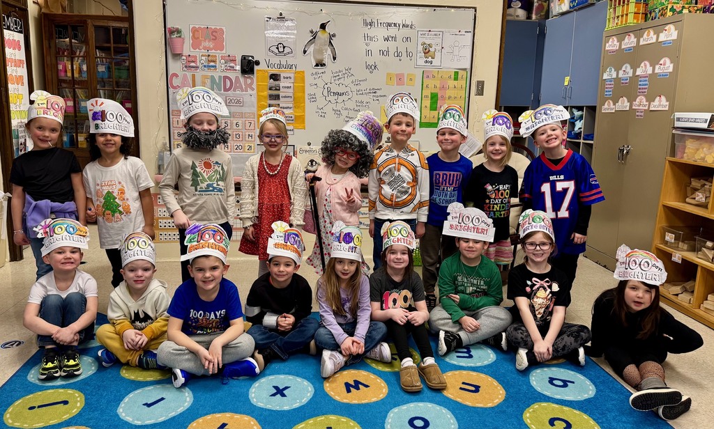 Scenes from Audra Landis’s kindergarteners’ 100th day of school celebration Tuesday.