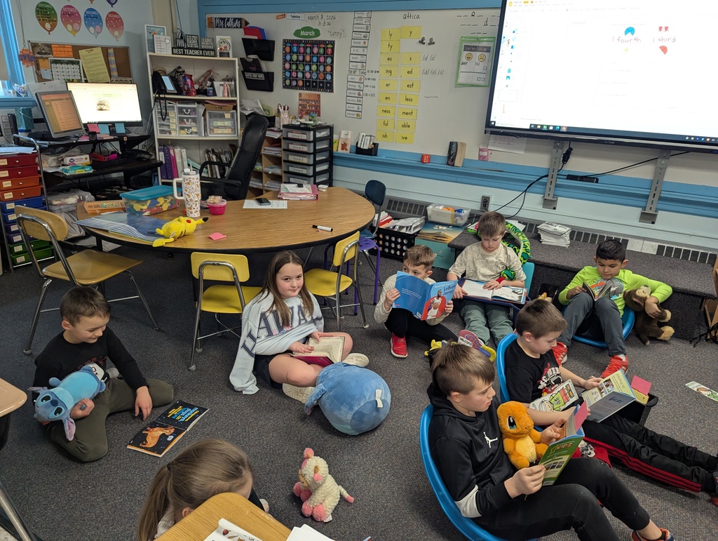 Scenes from Reading Week at Attica Elementary School.