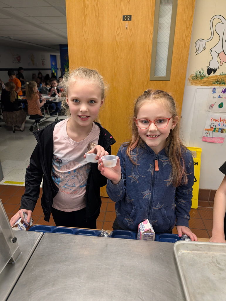 Scenes from our garlic parmesan roasted potato taste test at Attica Elementary School March 11.