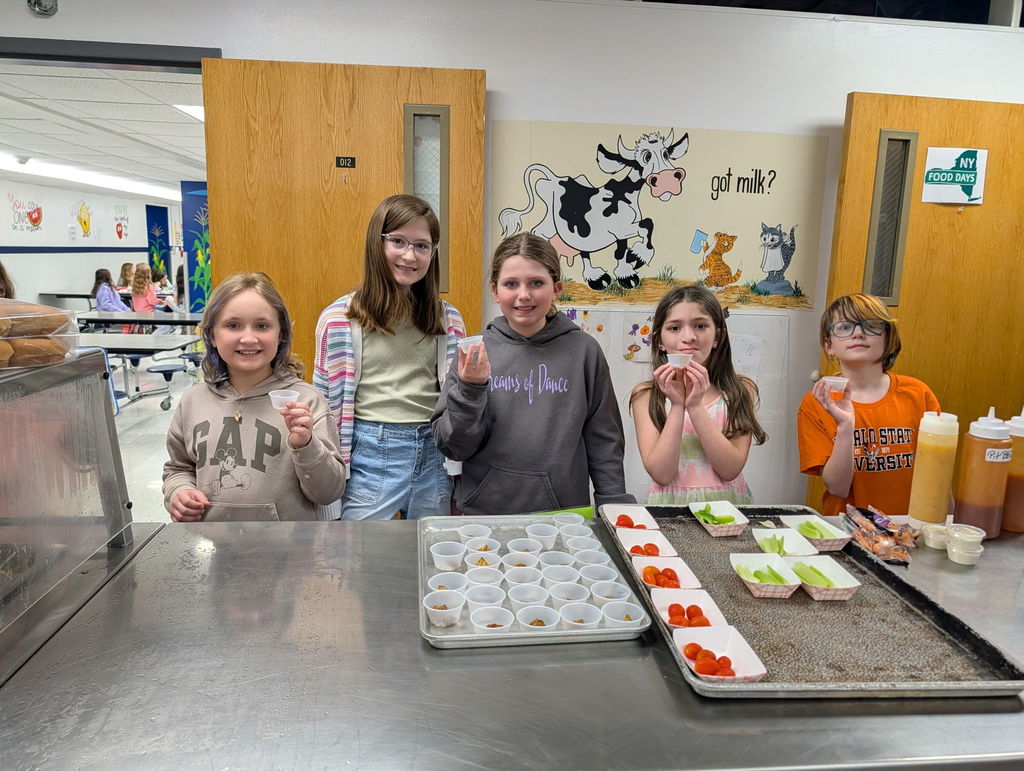 Scenes from our garlic parmesan roasted potato taste test at Attica Elementary School March 11.