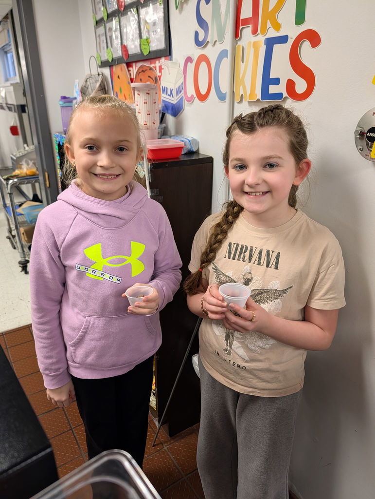 Scenes from our garlic parmesan roasted potato taste test at Attica Elementary School March 11.