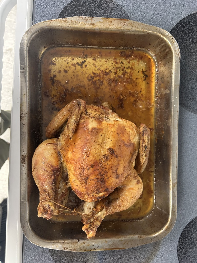 Alyssa Wright’s Intro to Agriculture students are pictured preparing two chicken dishes in class.