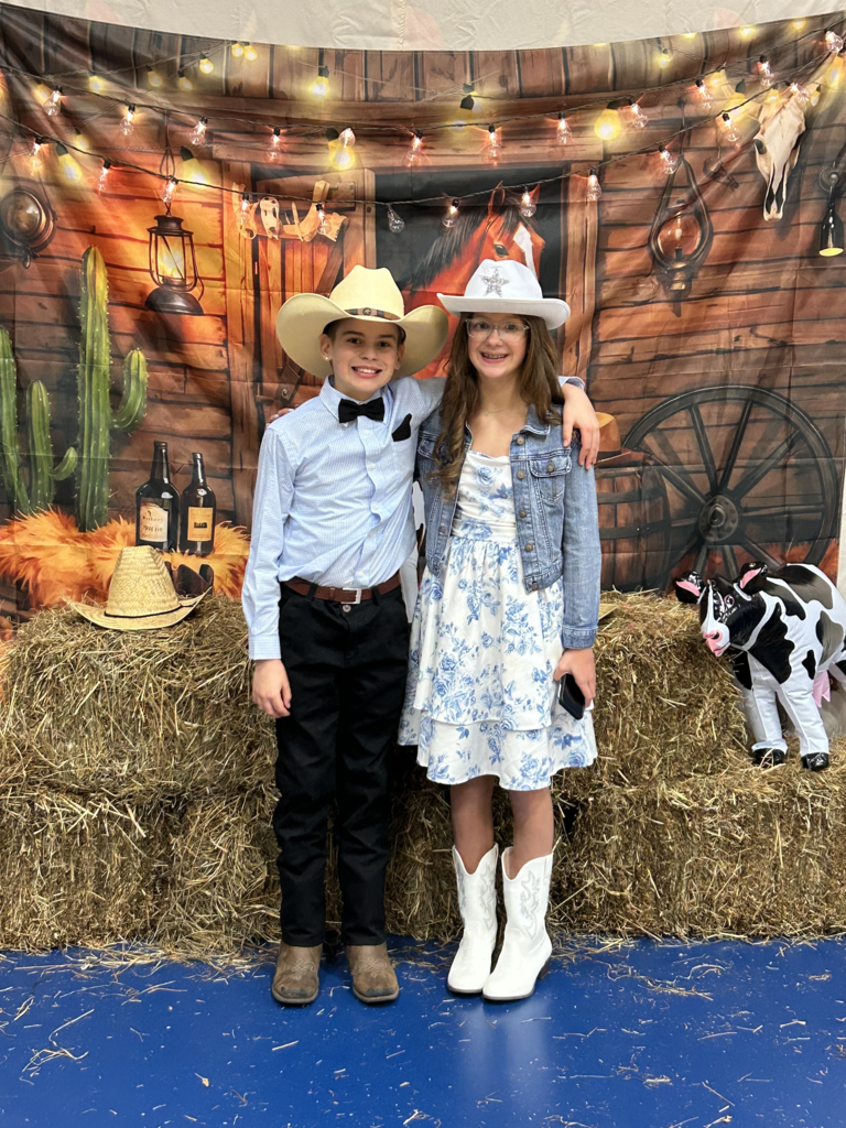 Scenes from our middle school western dance on Friday.