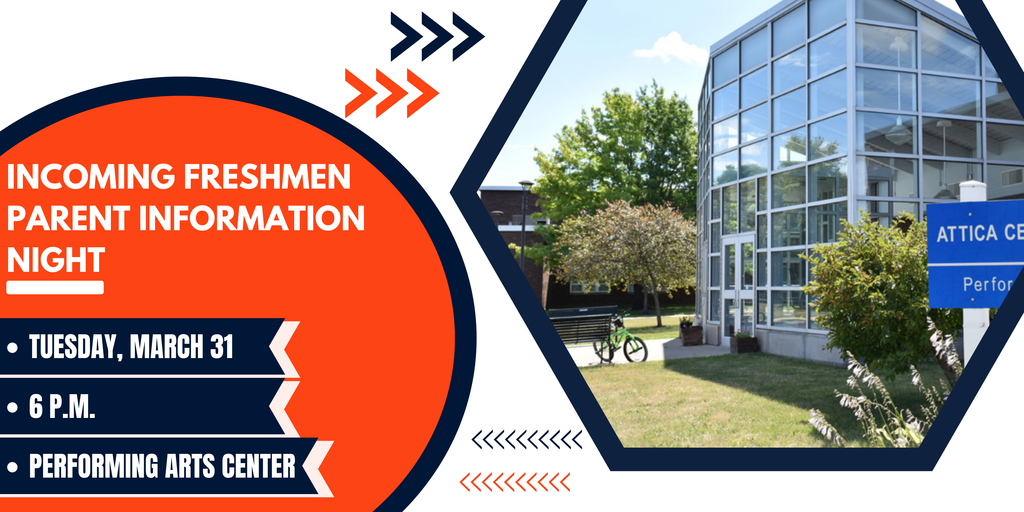 Parent information night flyer.