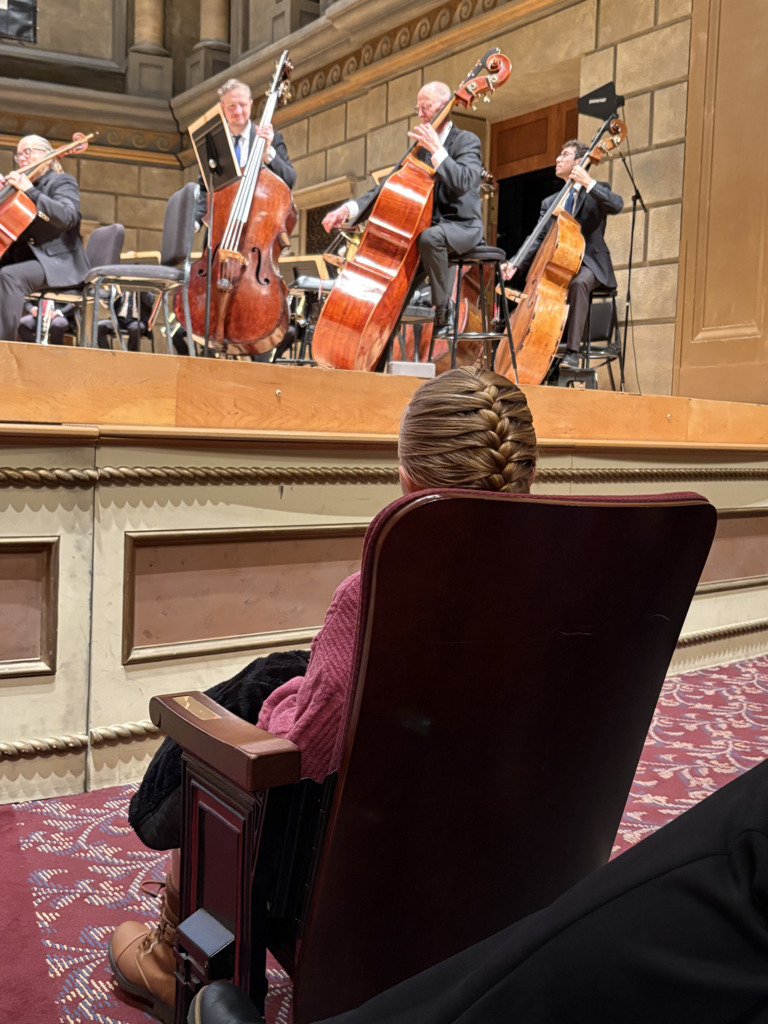 Scenes from our fourth graders’ March 13 field trip to Rochester to see a concert by the Rochester Philharmonic Orchestra and tour the Memorial Art Gallery.