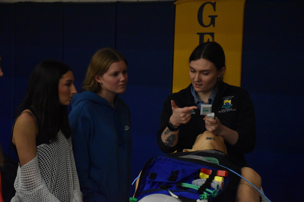 Scenes from the ‘GLOW With Your Hands: Healthcare’ career expo at Genesee Community College March 20. 