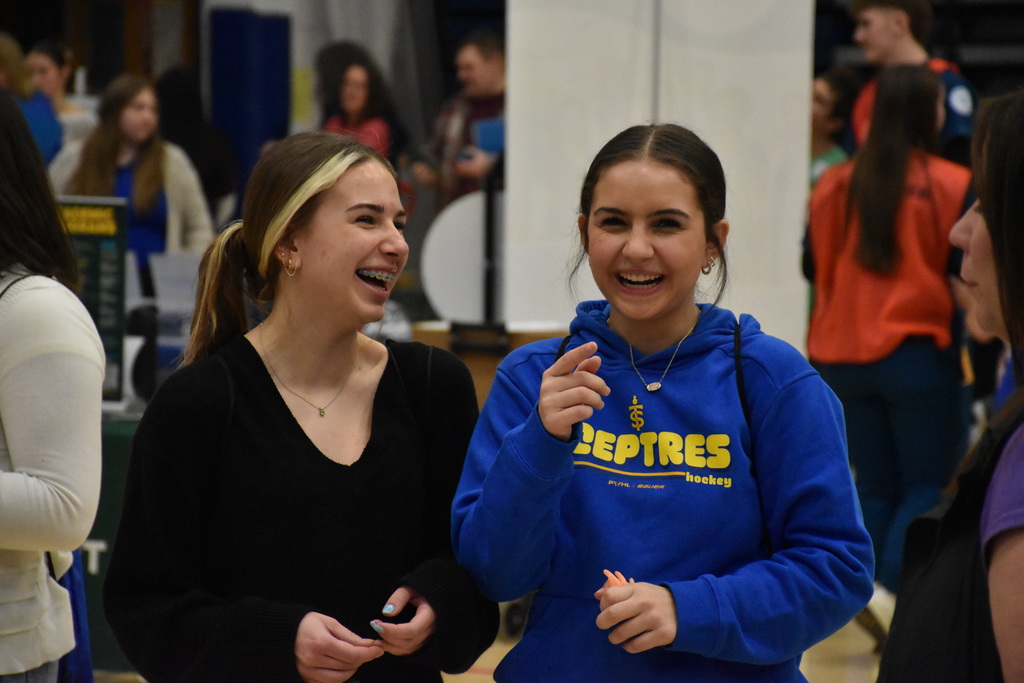Scenes from the ‘GLOW With Your Hands: Healthcare’ career expo at Genesee Community College March 20. 