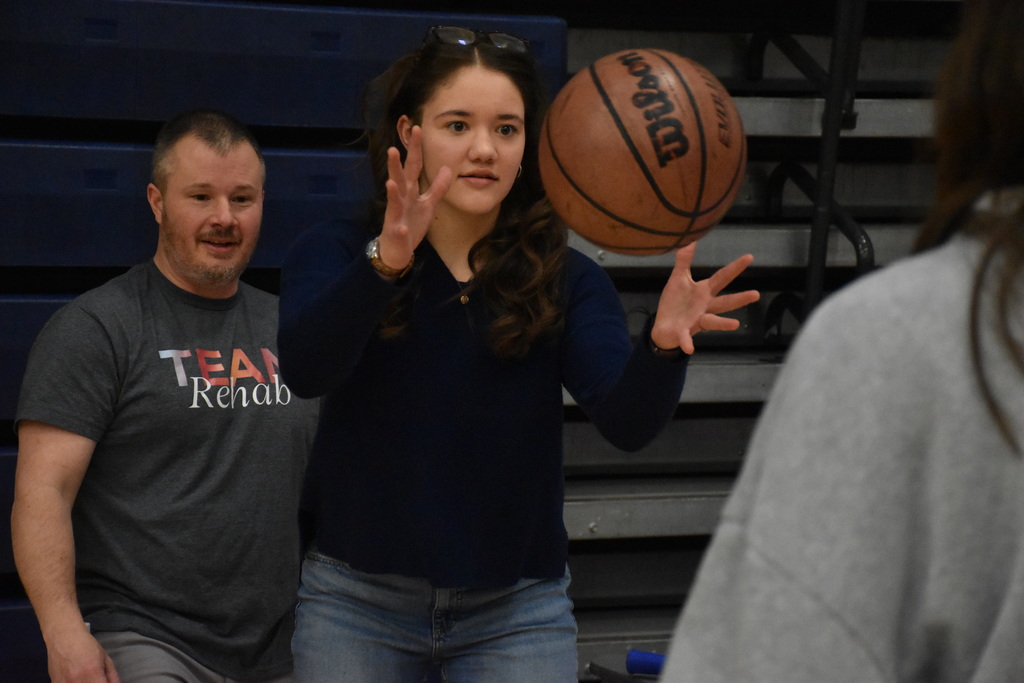 Scenes from the ‘GLOW With Your Hands: Healthcare’ career expo at Genesee Community College March 20. 