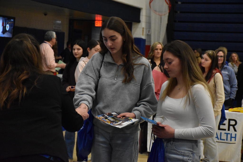 Scenes from the ‘GLOW With Your Hands: Healthcare’ career expo at Genesee Community College March 20. 