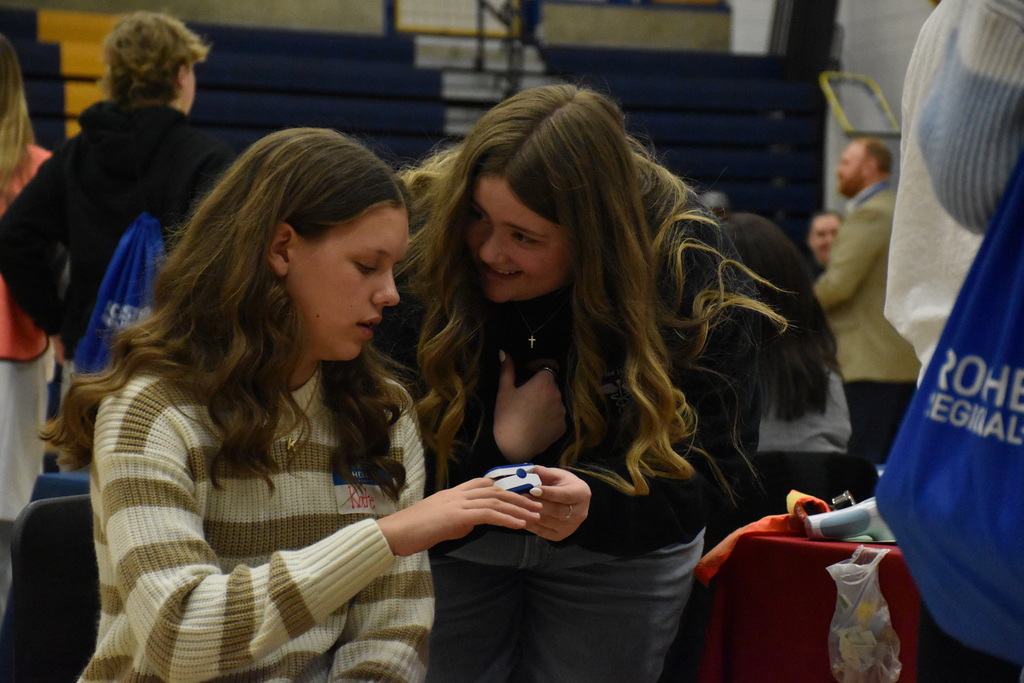 Scenes from the ‘GLOW With Your Hands: Healthcare’ career expo at Genesee Community College March 20. 
