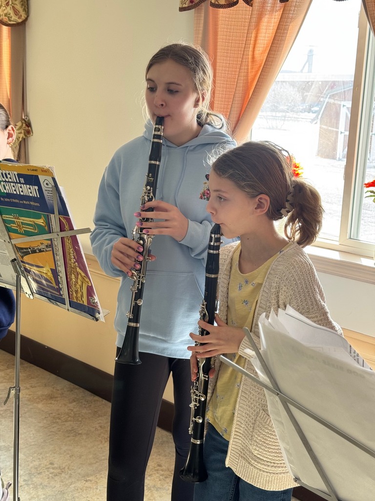 Scenes from our middle schoolers’ Easter egg-painting outing with local senior citizens last week. 