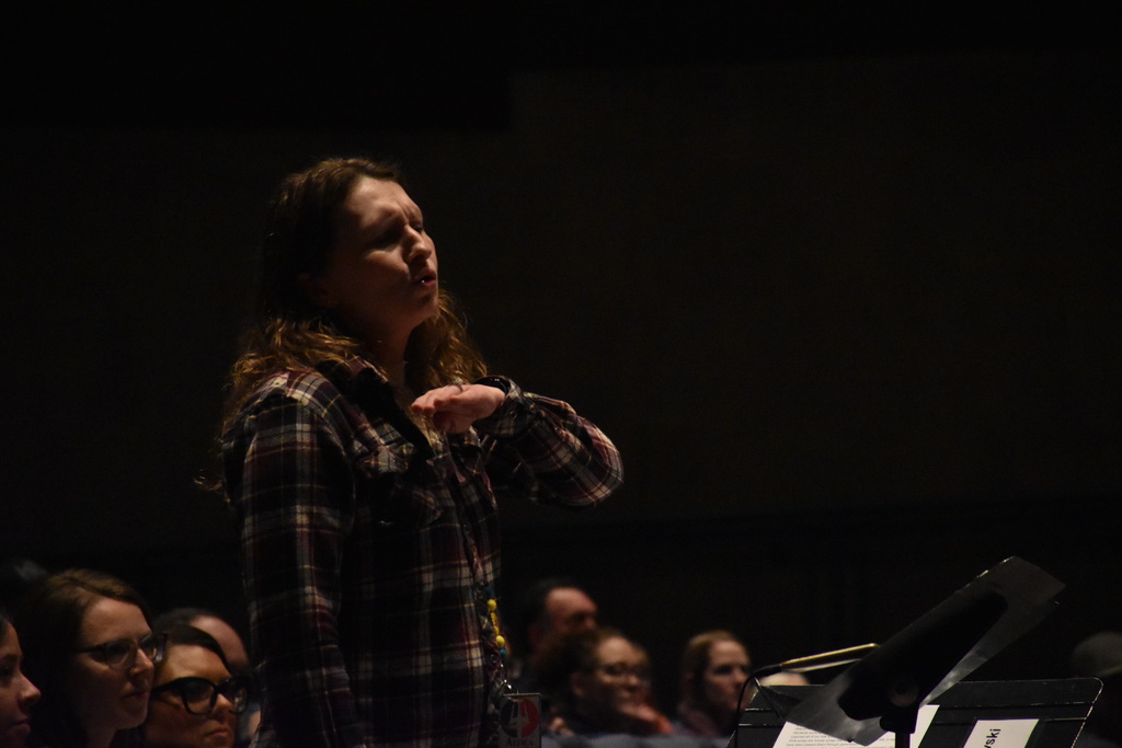Scenes from our second graders’ folk music concert Thursday, March 26. 