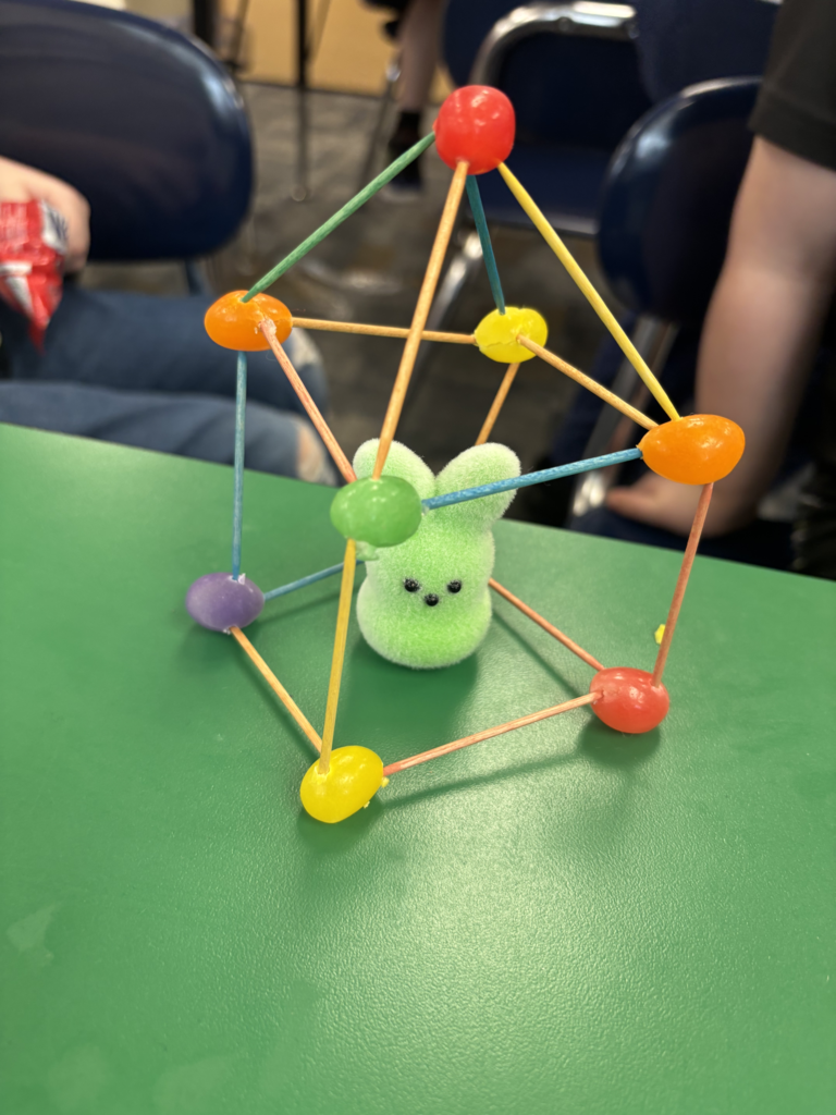 Scenes from peep day in Kristin Janes’ kindergarten class. 