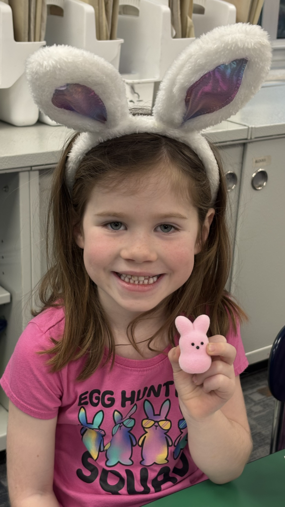 Scenes from peep day in Kristin Janes’ kindergarten class. 