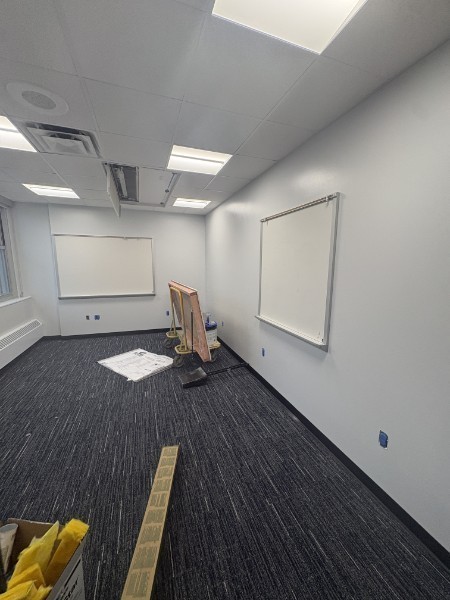 Capital project progress at Attica Elementary School as of April 2, 2026.