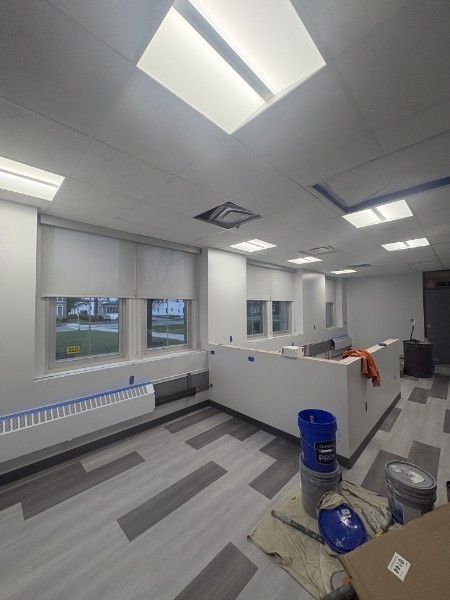 Capital project progress at Attica Elementary School as of April 2, 2026.