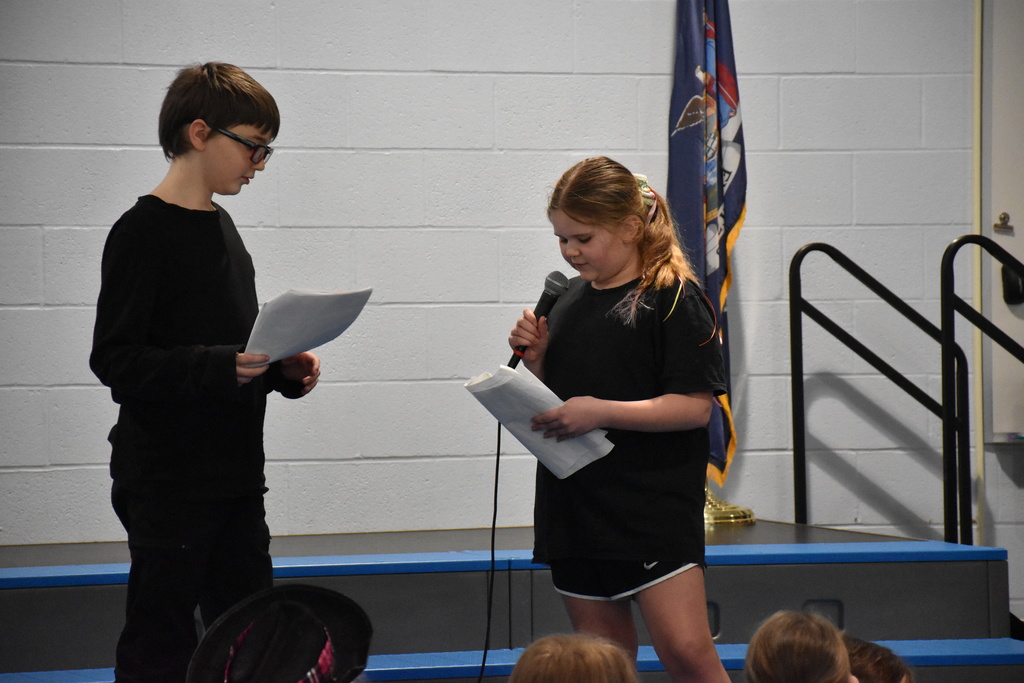 Scenes from our elementary school’s annual talent show last week. 