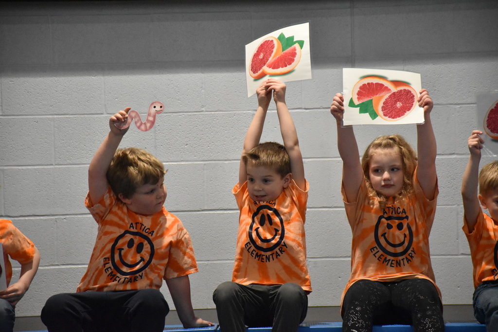 Scenes from our elementary school’s annual talent show last week. 