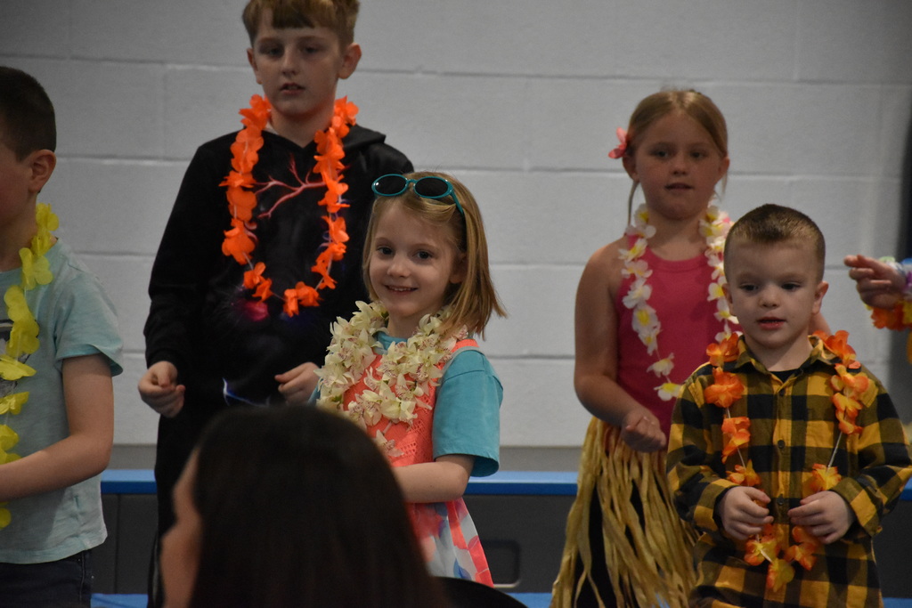 Scenes from our elementary school’s annual talent show last week. 