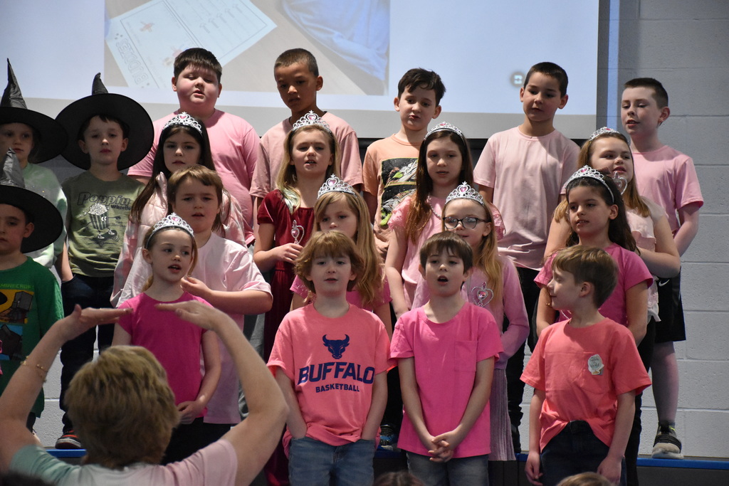 Scenes from our elementary school’s annual talent show last week. 