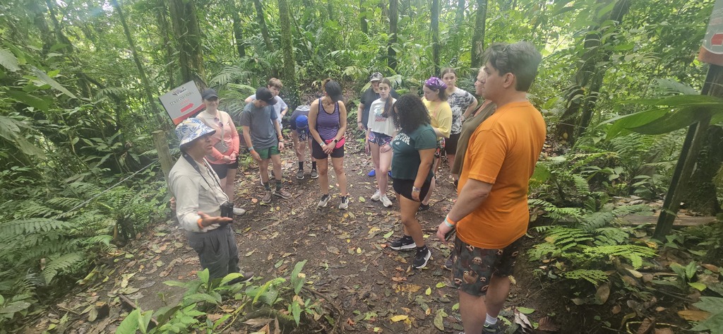 Scenes from students' trip to Costa Rica over Spring Break.