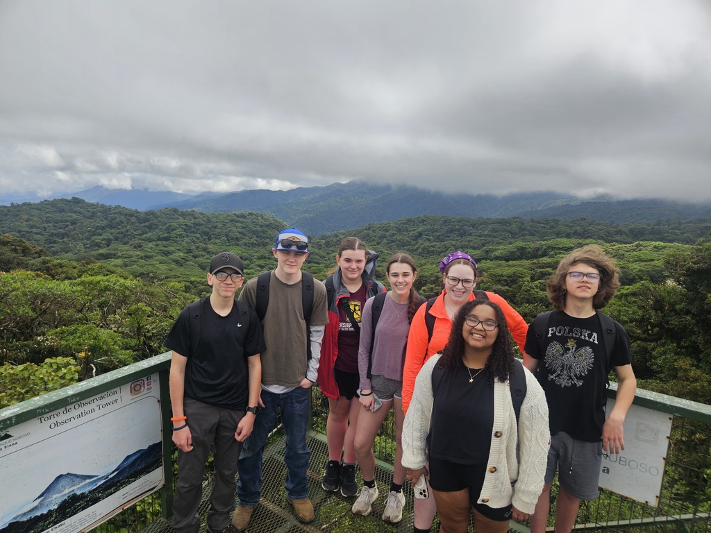 Scenes from students' trip to Costa Rica over Spring Break.
