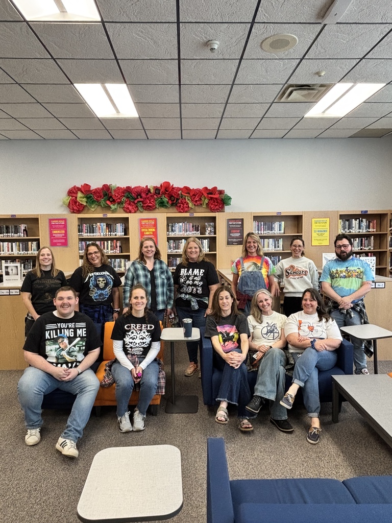 Scenes from high school staff’s underground spirit week last week. 