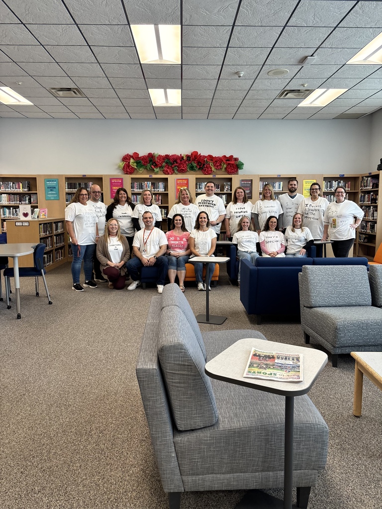 Scenes from high school staff’s underground spirit week last week. 