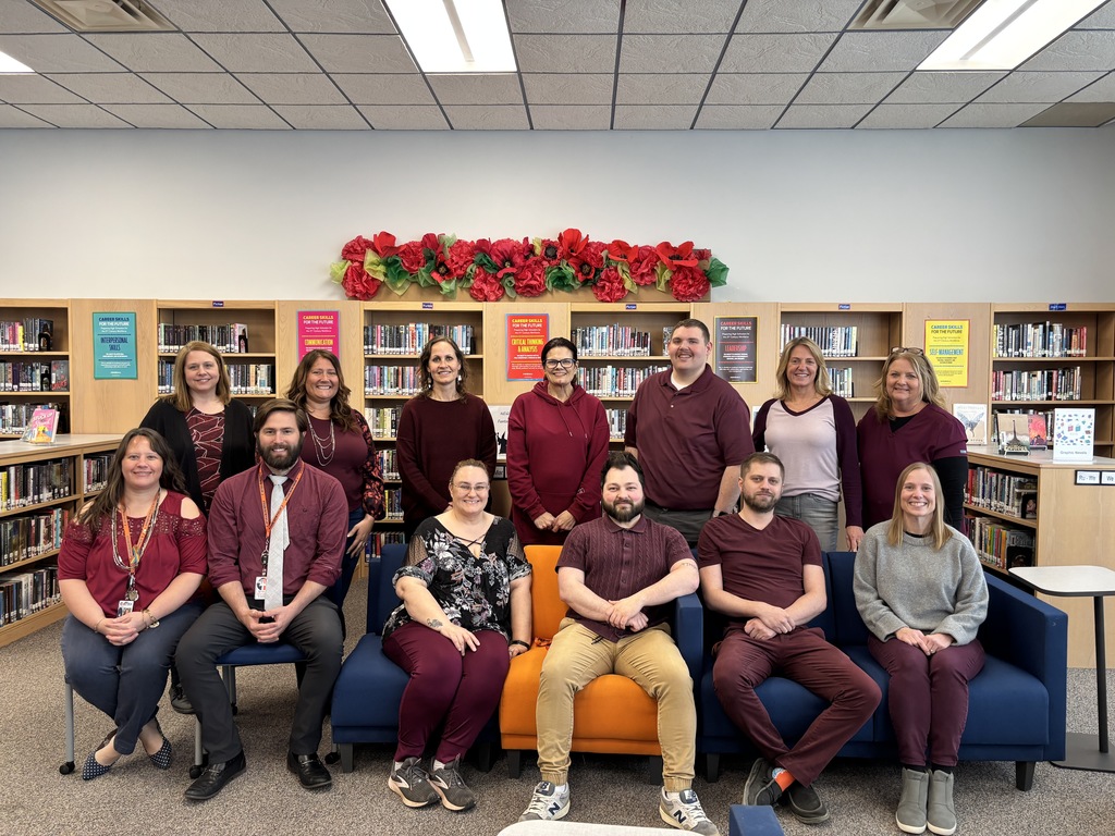Scenes from high school staff’s underground spirit week last week. 