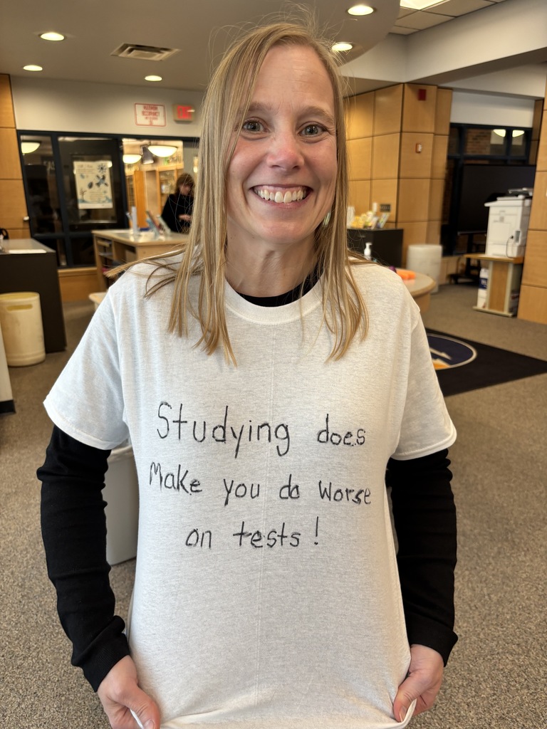 Scenes from high school staff’s underground spirit week last week. 