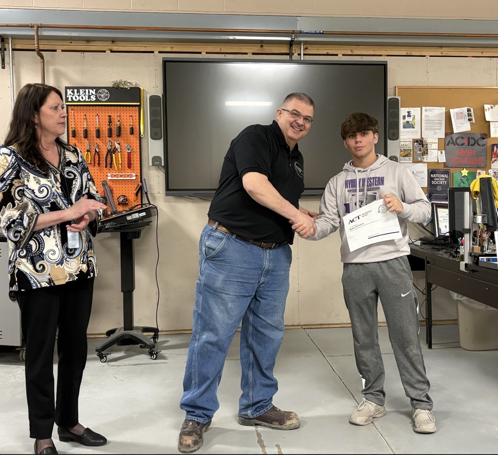 National Career Readiness Certificates  presentation ceremony. 