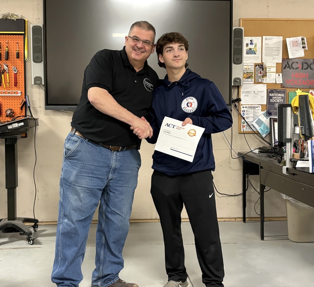 National Career Readiness Certificates  presentation ceremony. 