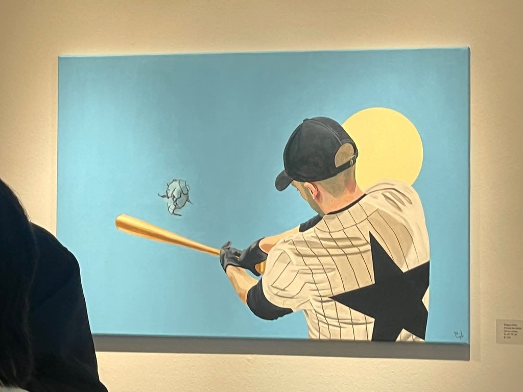 Scenes from the opening reception for Attica alumnus Eugene Sims’s new show, “Perform@tive,” April 24 at Beebe’s on the Square in downtown Buffalo. 