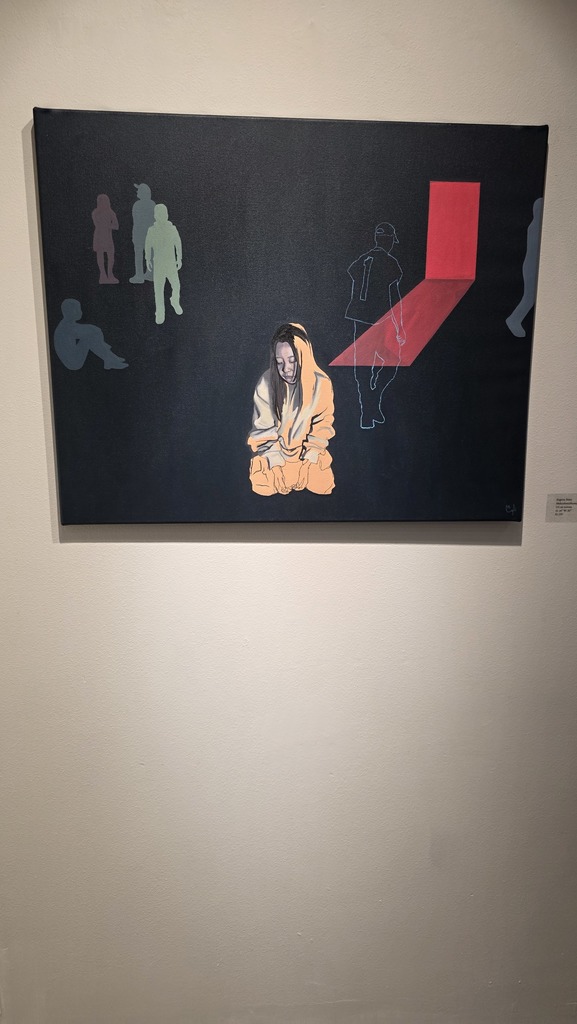 Scenes from the opening reception for Attica alumnus Eugene Sims’s new show, “Perform@tive,” April 24 at Beebe’s on the Square in downtown Buffalo. 