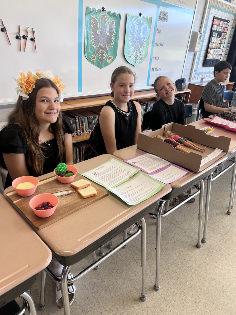 Scenes from our 6th grade Medieval Fair May 15.