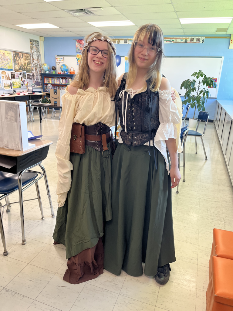 Scenes from our 6th grade Medieval Fair May 15.