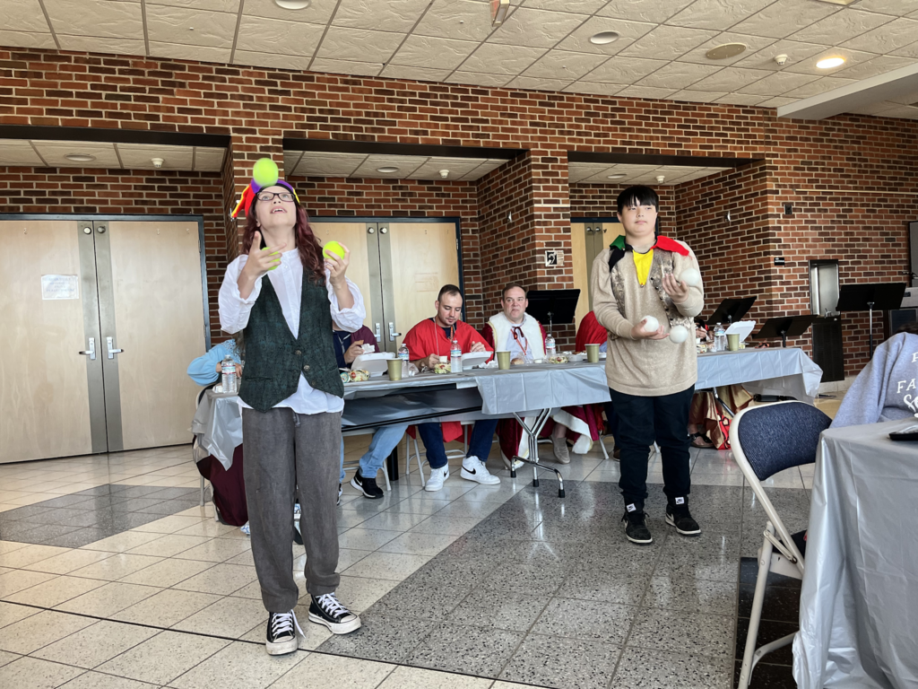 Scenes from our 6th grade Medieval Fair May 15.