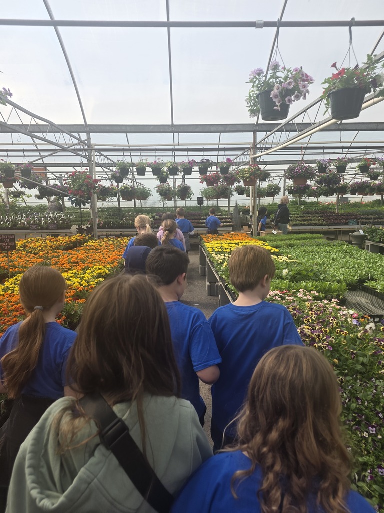 Scenes from Jessica Edwards’s 4th graders’ recent field trip to Fenton’s Bloom and Basket.
