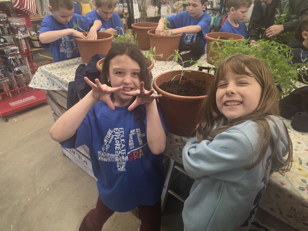 Scenes from Jessica Edwards’s 4th graders’ recent field trip to Fenton’s Bloom and Basket.