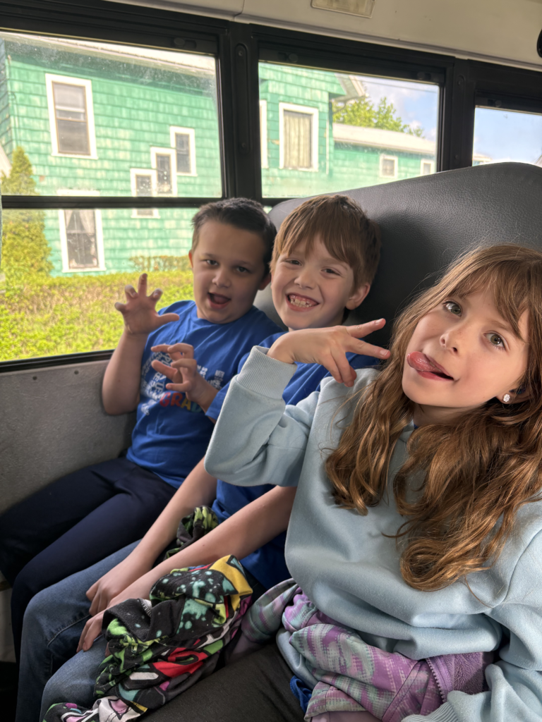 Scenes from Jessica Edwards’s 4th graders’ recent field trip to Fenton’s Bloom and Basket.