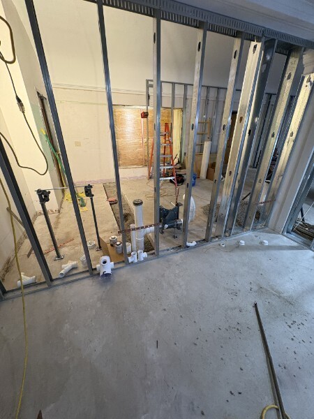 Capital project progress at Attica Elementary School as of May 7, 2026.