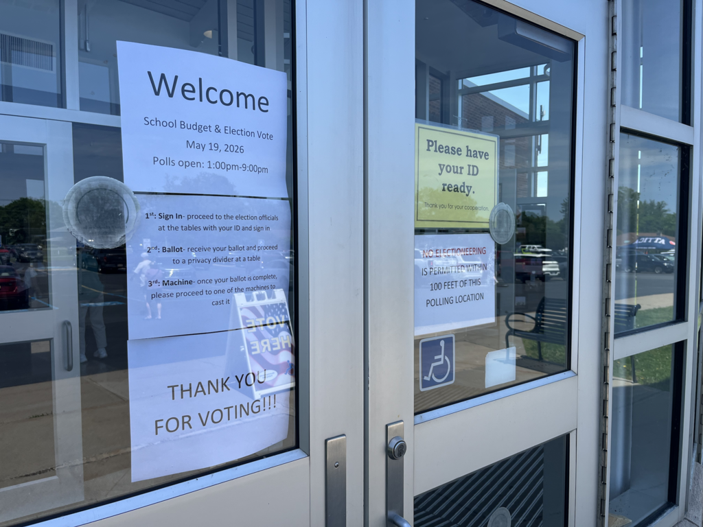 Scenes from our polling location inside our Performing Arts Center Lobby.